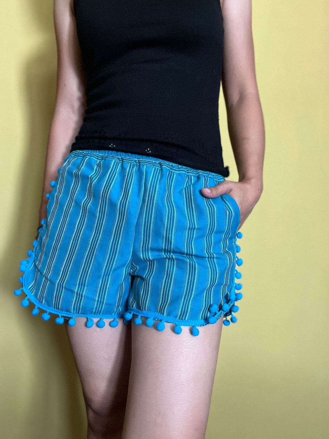 Mademoiselle shorts in blue green