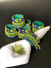 Load image into Gallery viewer, Beaded banig napkin rings