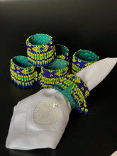 Load image into Gallery viewer, Beaded banig napkin rings