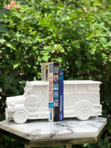 White Jeepney bookends