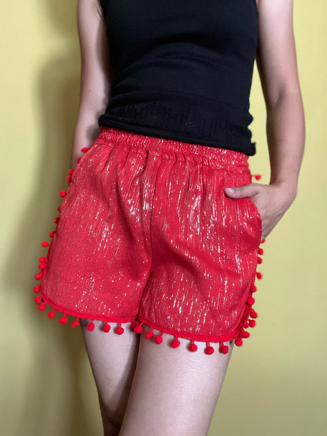 Mademoiselle shorts in red